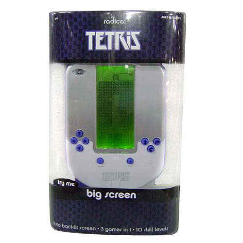 Tetris Big Screen Handheld Electronic Game 