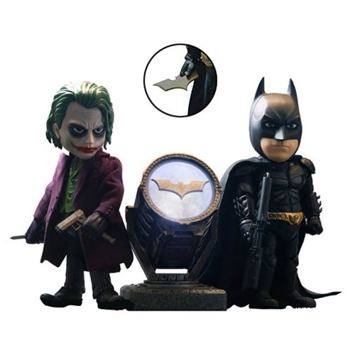The Dark Knight Gotham City Hybrid Metal Figuration-045 Batman and Joker Action Figure Box Set