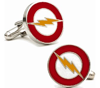 The Flash Logo Cufflinks