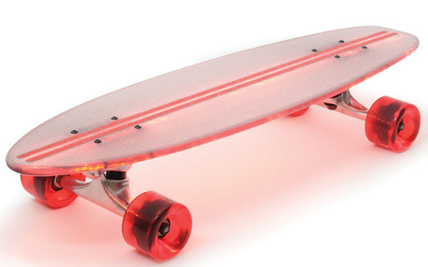 The Illuminated Flexible Skateboard