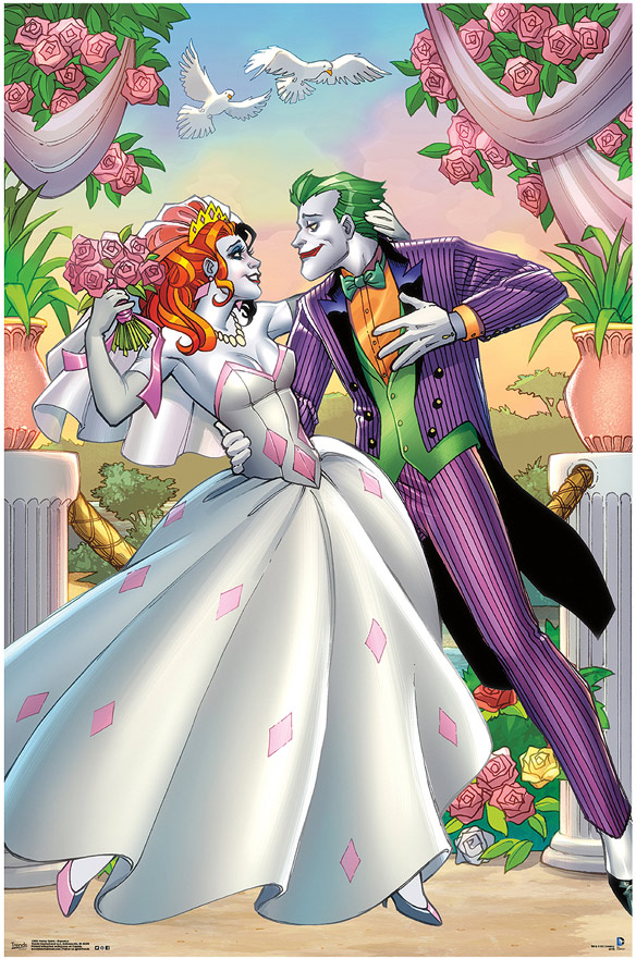 The Joker & Harley Quinn Wedding Poster