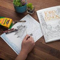 The Lord of the Rings Movie Trilogy Coloring Book