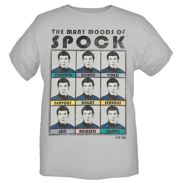 The Many Moods of Spock T-Shirt