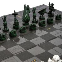 The Nightmare Before Christmas 25 Years Chess Set