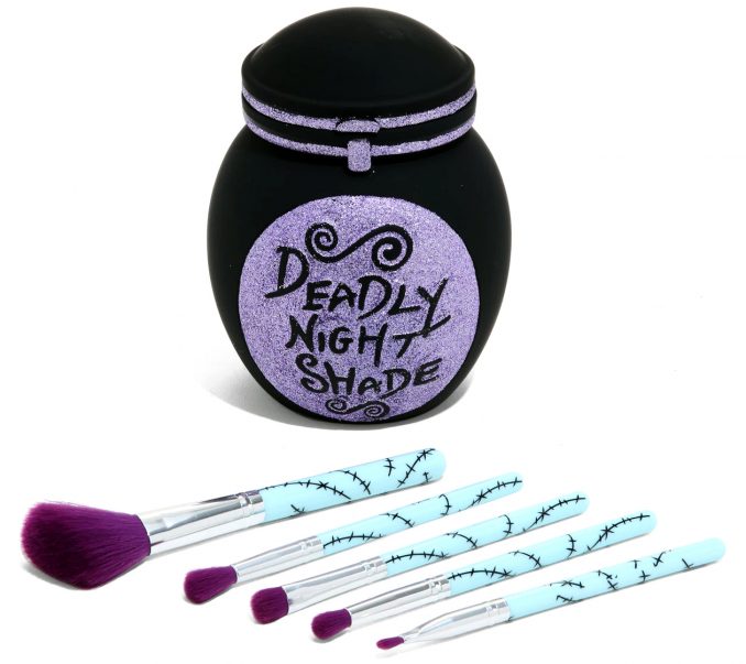The Nightmare Before Christmas Deadly Nightshade Makeup Brush Set