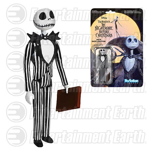The Nightmare Before Christmas Jack Skellington ReAction 3 3 4-Inch Retro Action Figure