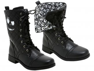 The Nightmare Before Christmas Quilted Jack Combat Boots