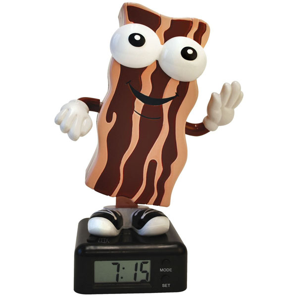 The Wakin Shakin Bacon Alarm Clock