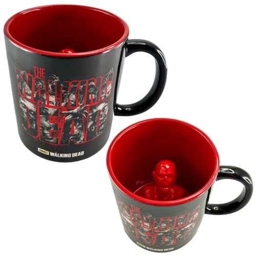 The Walking Dead Molded Zombie Inside 20 oz Ceramic Mug
