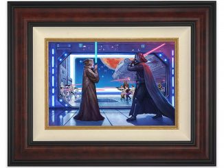 Thomas Kinkade "Obi-Wan's Final Battle" Framed Canvas