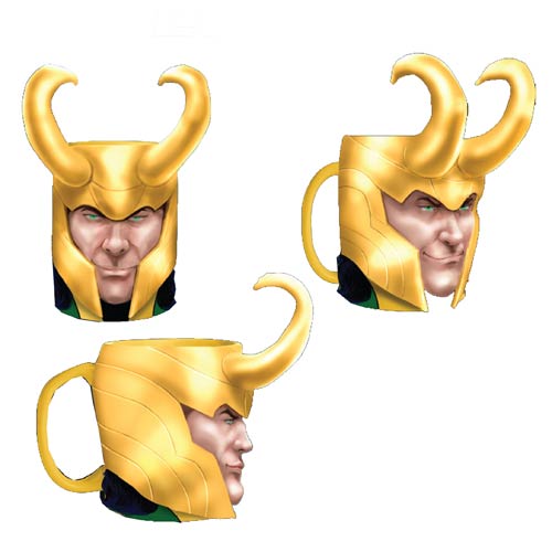 Thor Loki Marvel Molded Mug
