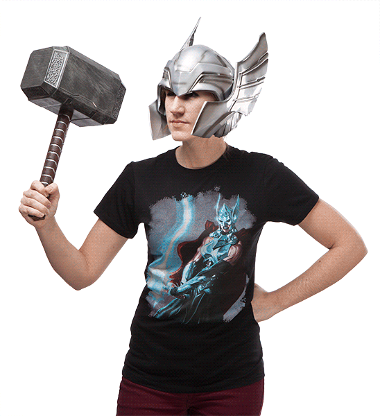 Thor Worthy Glow-in-the-Dark Ladies T-Shirt