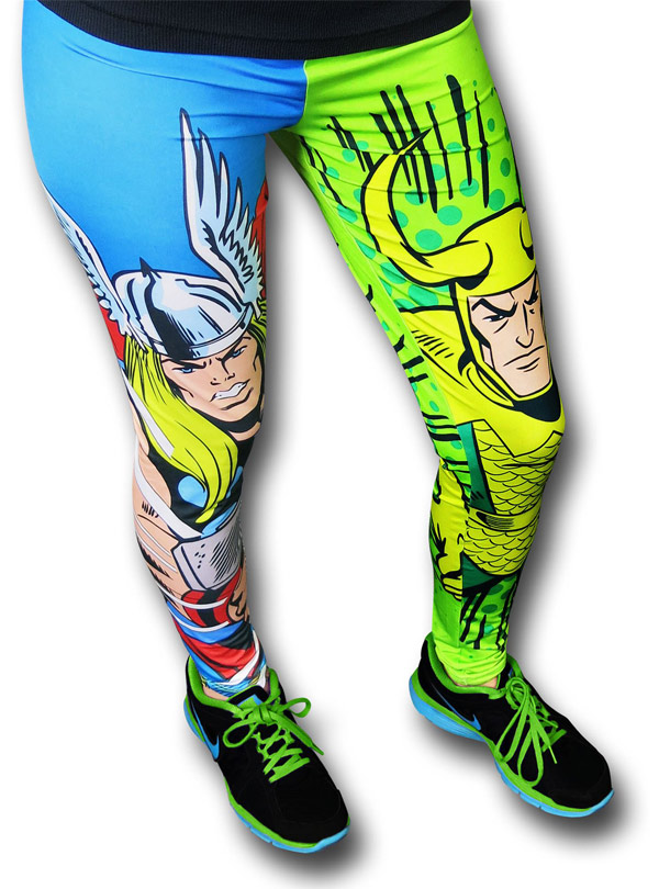 Thor and Loki Cosmic Pop Leggings