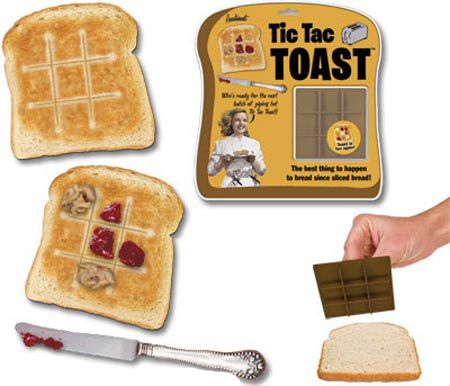Tic Tac Toe Toast Bread Stamper
