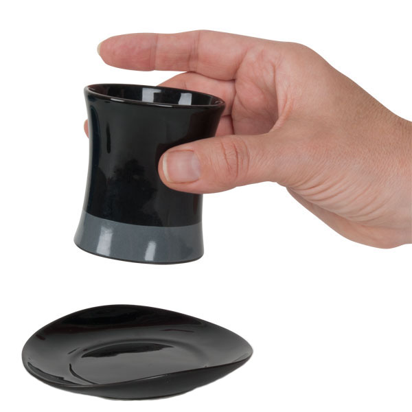 Top Hat Espresso Cup with Saucer