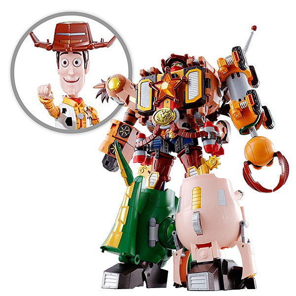 Bandai Toy Story Woody Robo Sheriff Star Chogokin About 230mm Action Figure 168 for sale online 