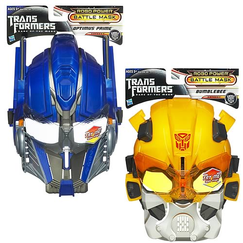 Transformers Dark of the Moon Battle Masks Set