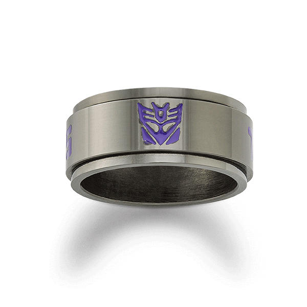Transformers Decepticon Spinner Ring
