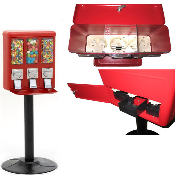 Triple-Vend-Candy-&-Gumball-Vending-Machine