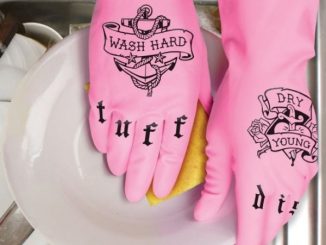 Tuff Dish: Tattoo Kitchen Gloves