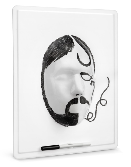 Twisted Boards 3D Face Whiteboard