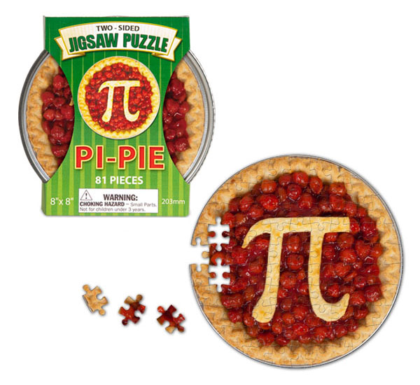 Two Sided Pi Pie Puzzle