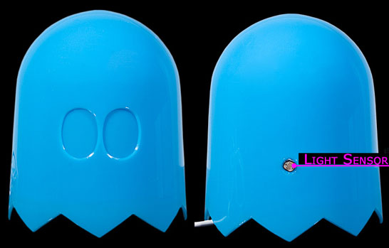 USB Light-Sensitive Pac-Man Styled Ghost Lamp
