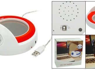 USB Mug Coffee Warmer Heater with Clock