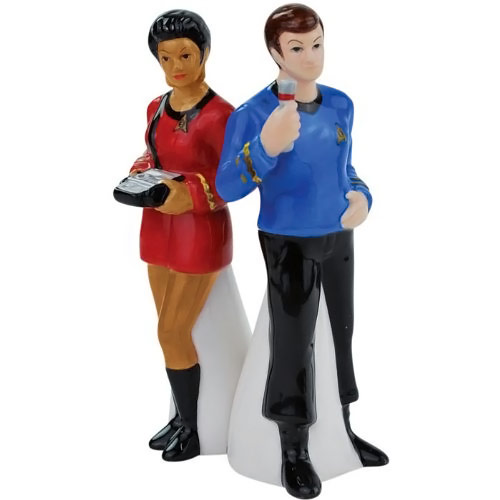 Uhura and McCoy Salt and Pepper Shakers