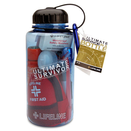 Ultimate Survival Kit in a Water Bottle