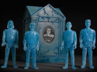Universal Monsters ReAction Blue Glow Action Figures with Crypt