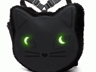 Up at 3AM Kitty Fur Trim Backpack
