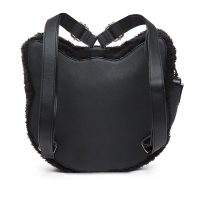 Up at 3AM Kitty Fur Trim Backpack