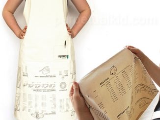 Upside Down Apron With Cooking Guide