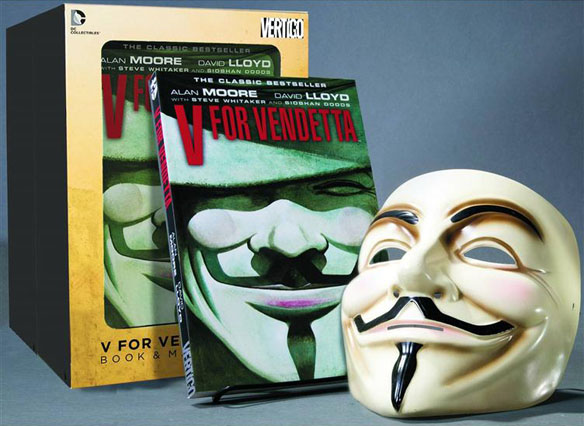 V For Vendetta Graphic Novel and V Mask