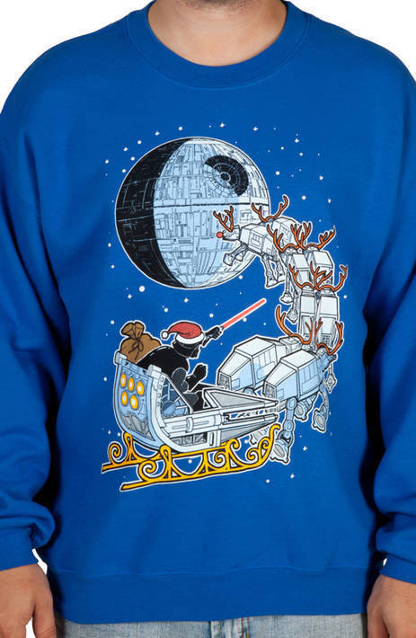 Vader Sleigh Ugly Faux Sweater