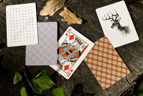 Vintage Plaid Playing Cards