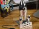 Vintage Retro Silver Moon Rocket Ship USB 4 Port Hub
