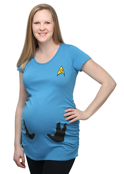 Vulcan on Board Ruched Maternity Tee