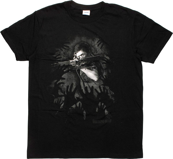 Walking Dead Daryl Aiming Walker Hands T-Shirt