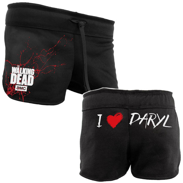 Walking Dead 'I Heart Daryl' Women's Shorts