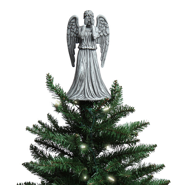 Weeping Angel Christmas Topper