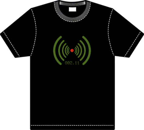 "T-WiFi" WiFi Detector T Shirt