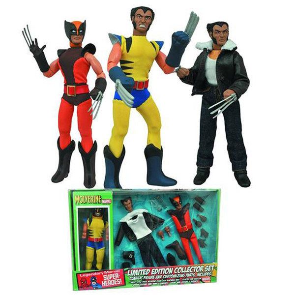 Wolverine Limited Edition 8-Inch Retro Action Figure Set