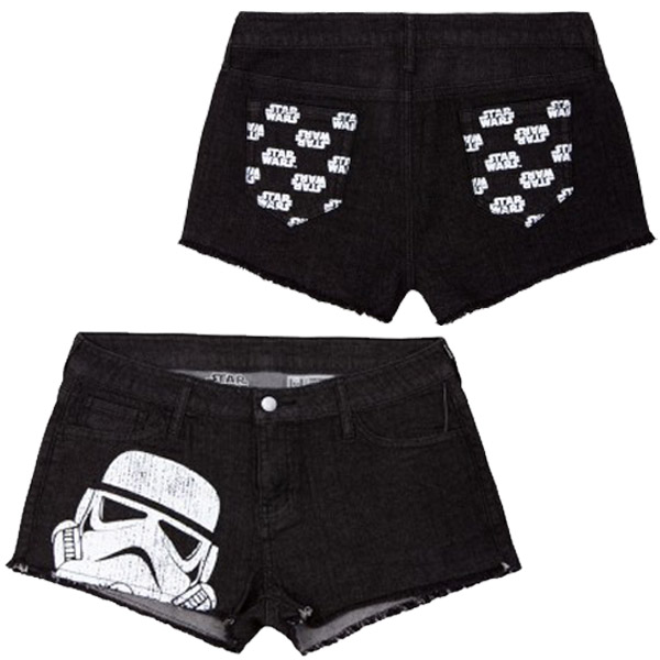 Womens Star Wars Denim Shorts