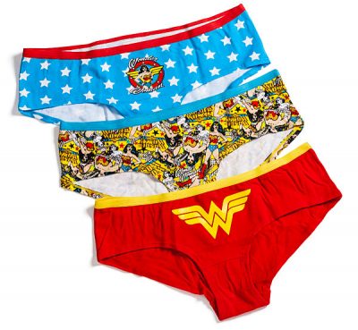 Superman Supergirl Printed Boyshort Hipster Panty