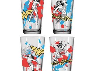 Wonder Woman Glass Tumbler 4-Pack