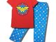 Wonder Woman Superhero Pajama Set for Women