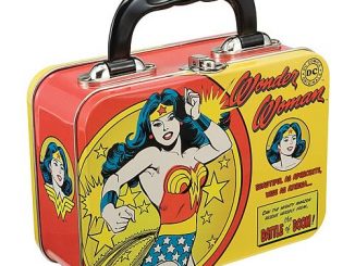 Wonder Woman Vintage Comic Small Tin Tote