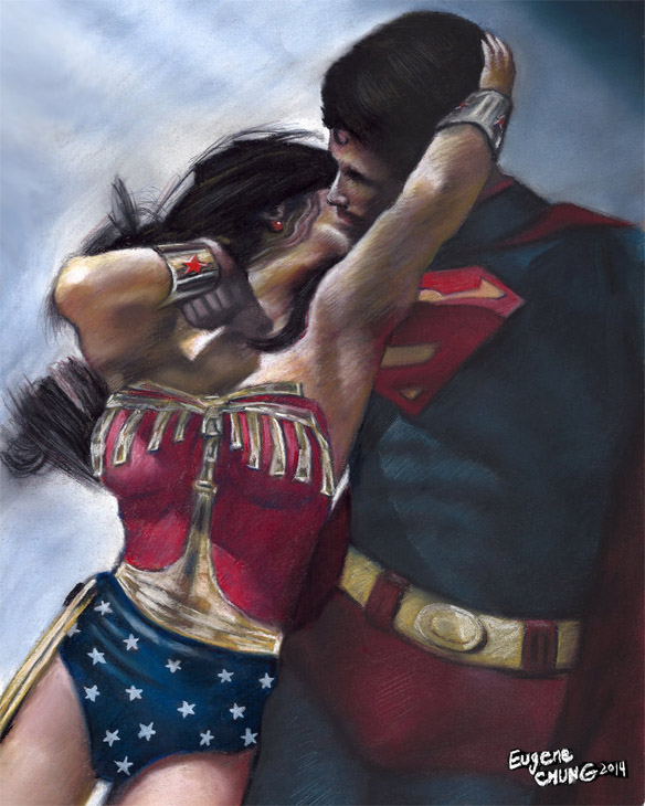 Wonder Woman and Superman Poster
